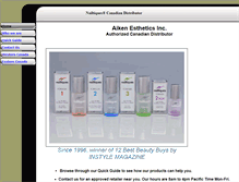 Tablet Screenshot of nailtiques.ca
